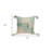 Harper Transitional Cream And Mint Throw Pillow