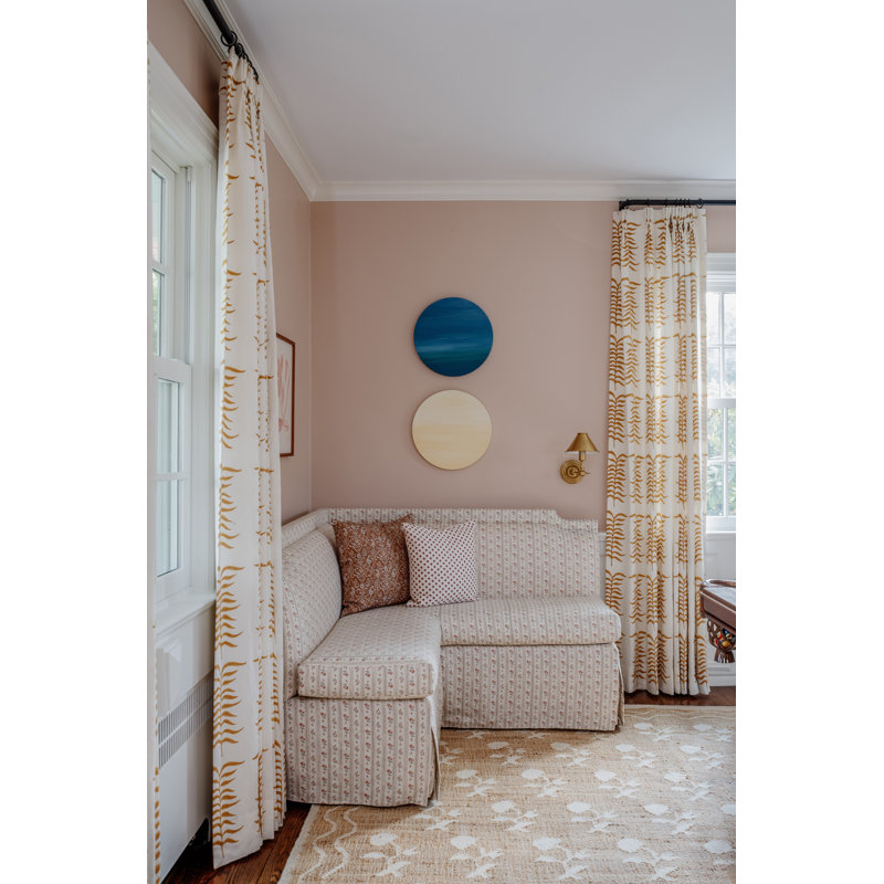 Erin Gates by Momeni Orchard Leaning Flower Jute and Wool Hand Woven Ivory Area Rug, Rectangle 2' x 3'