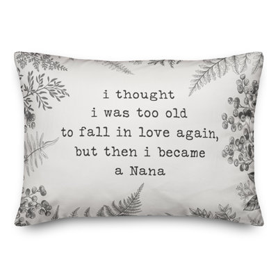  Coussin Too Old for Love Nana