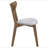 Daglosten Off-white and Chestnut 5-piece Dining Set