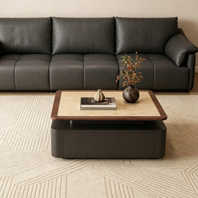 Table basse carrée en bois