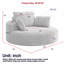 Canapé rembourré simple pivotant-54056200