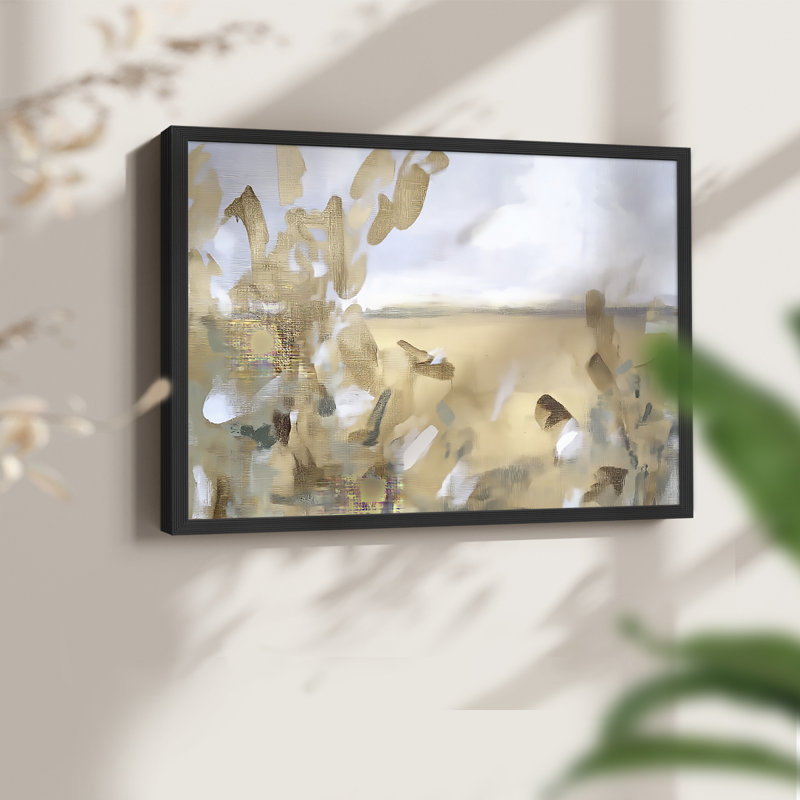 Série paysage-11 - reproduction encadrée, 22" H x 28" W, Noir