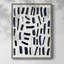 Reproduction encadrée ABSTRACT Series DLxxIV - bois massif-387892966