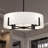 Mansell 4-Light Fan D'Lier in Matte Black-1108108934