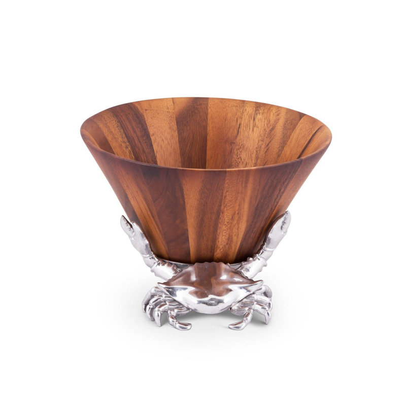 Coastal Wood Salad Bowl