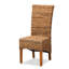 Chaise d'appoint en bois massif blanc / brun-707806035-707806028