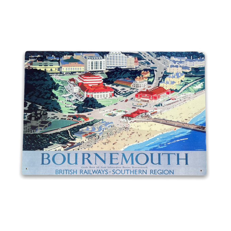Cities & Countries Wall Decor on Metal, 20cm H x 25cm W
