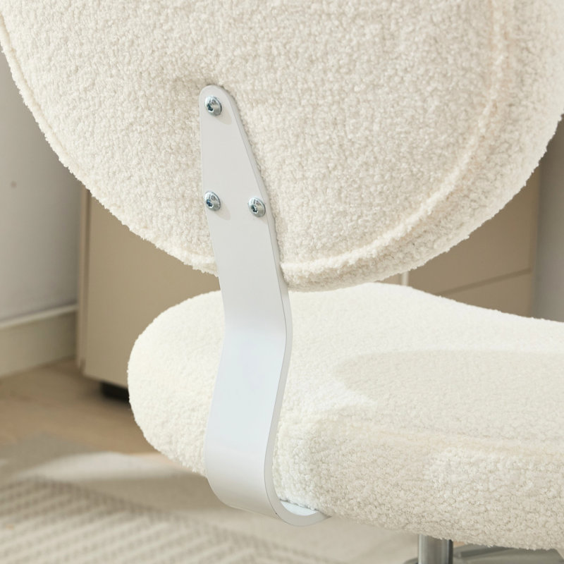 Chaise plus, pieds croisés avec roulettes, chaise, support lombaire de tabouret réglable, version améliorée, assise confortable toute la journée convenant à la maison et au bureau