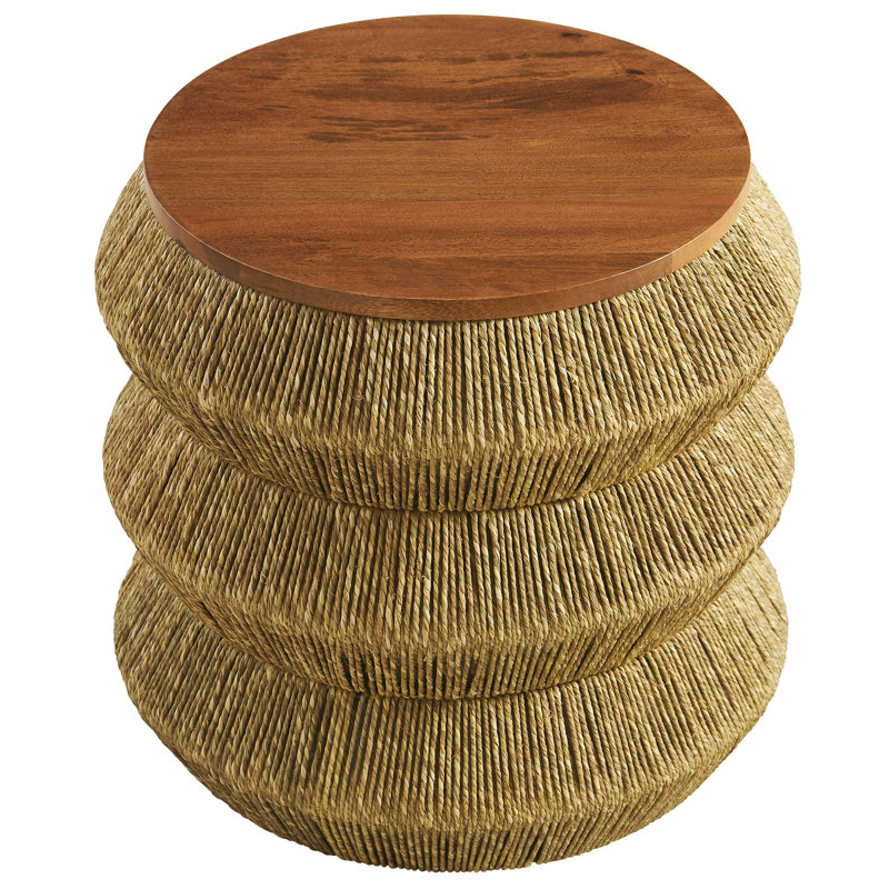 Table de bout en noyer naturel Maris