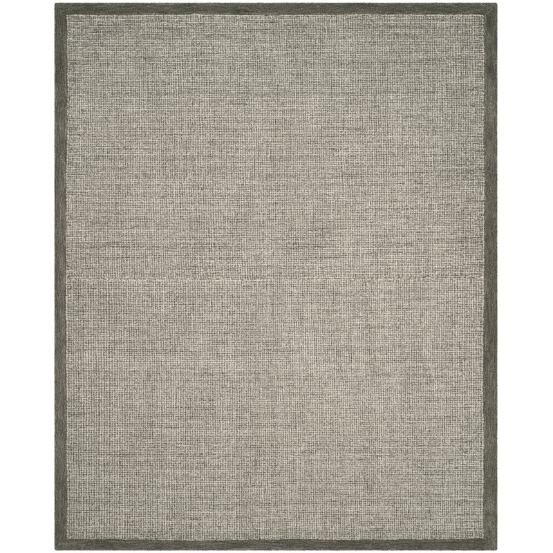 Furr Hand Tufted Wool Rug, Rectangle 6' x 9'