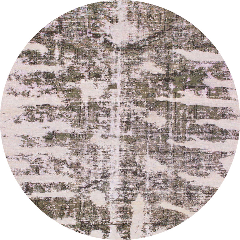Tapis abstrait moderne 998, Rond 6 pi