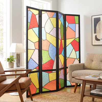 4-Panel Church Inspired Acrylic Room Partition