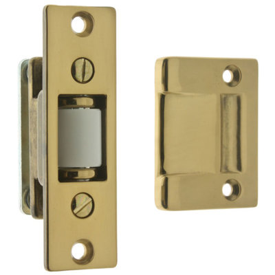Solid Brass Heavy Duty Silent Roller Latch with Square Strike