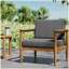 Fauteuil club en bois