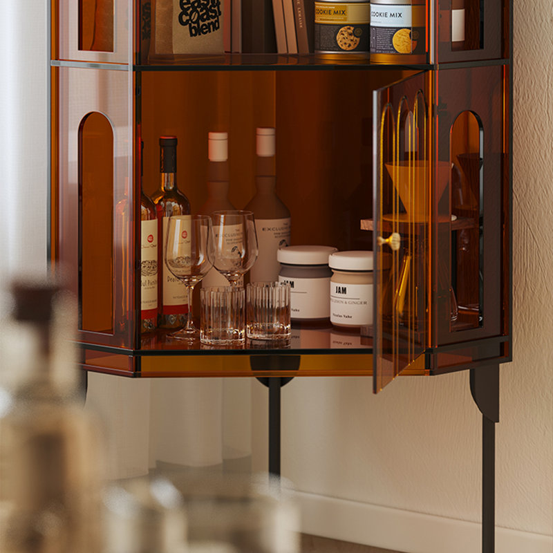 Armoire de rangement en coin 45,67 po