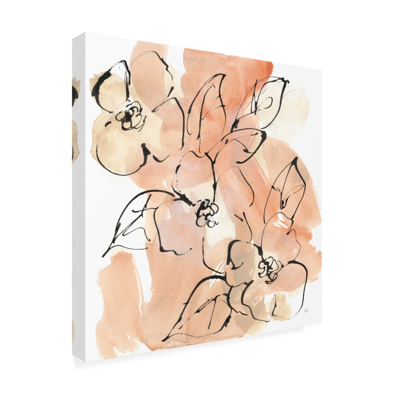 Art sur toile, Chris Paschke «Terracotta Neutrals II», H 18 po x l 18 po x P 2 po