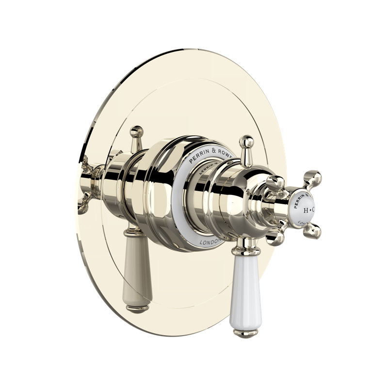 Edwardian Faucet Trim, Polished Nickel