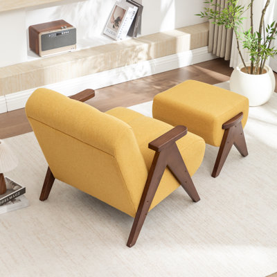 Fauteuil avec repose-pieds Jolanta