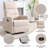 Manual Recliner Chair With Rocker And Swivel In Fabric For Living Room-1016963228