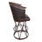 Heritage Cowhide Swivel Barstool-2000188407