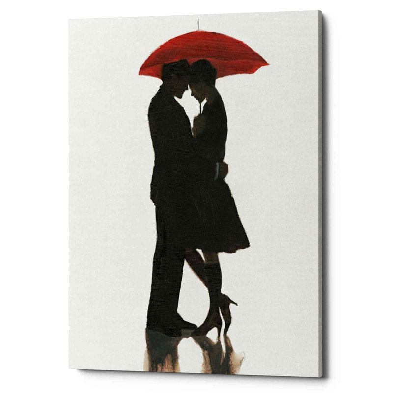 The Embrace I - Wrapped Canvas Print, 54" H x 40" W x 1.5" D