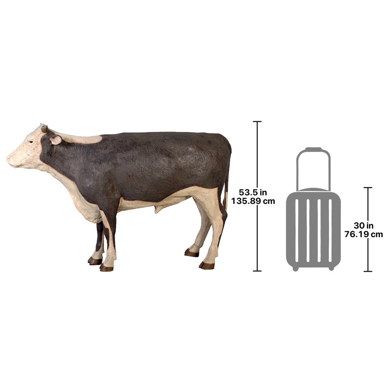 The Grand-Scale Wildlife Hereford Steer Statue