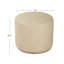 Repose-pieds Drift avec base en bois - Similicuir sable-469609500