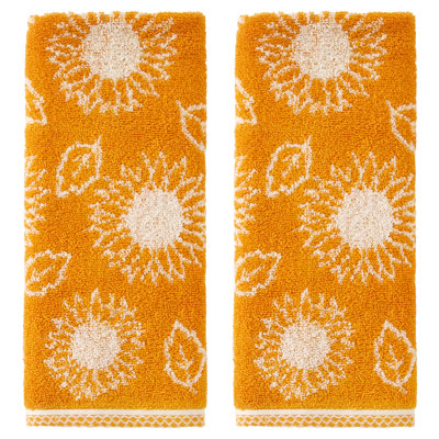 SUNFLOWER JACQUARD HAND-YELLOW