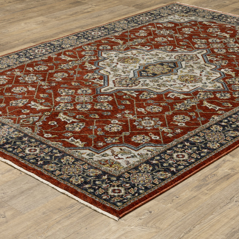 Hovis Oriental Indoor Rug, Rectangle 2' x 3'