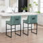 Tabouret de comptoir rembourré Charney-635709211