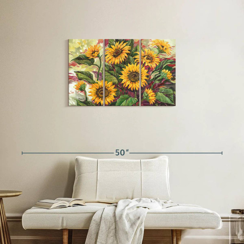 Harnek tournesols flamboyants, H 20 po x l 33 po