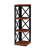 Darek 38.5" H x 12" W Corner Bookcase-1360431390