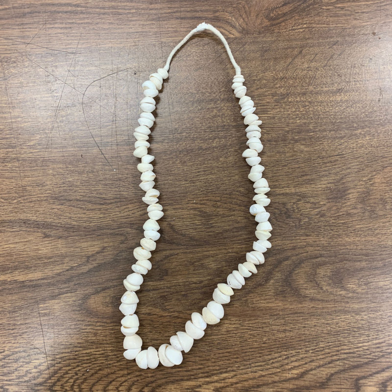 Gambia Shell Bead Sculpture, White