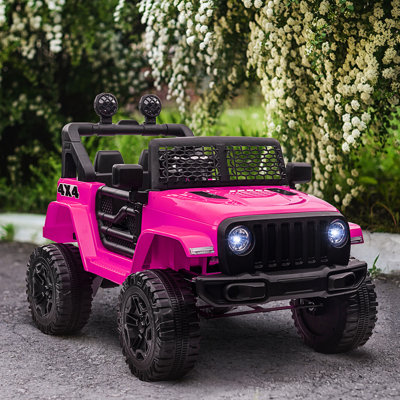 Salim Zoomie Kids Ride On Car with Parental Remote Control 12V Ages 3-6 Pink