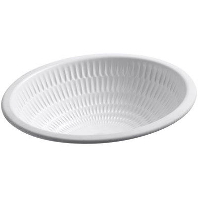 Ricochet Vitreous China Oval Undermount Bathroom Sink
