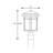 Chamberlain Frosted Lantern Head-24418509