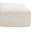 Velours côtelé beige avec compression complète auto-extensible, sans assemblage, mousse à récupération lente, configuration modulaire en L / U, largeur de 39,78 po, profondeur de 31,63 po, hauteur de 18,25 po, extension de 26,51 lb, configuration,