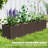 Raised Garden Bed, Indoor Outdoor Plastic Planter Box with Drainage Holes for Vegetables, Herbs, Flowers & Succulents,-1683910939-1683910940