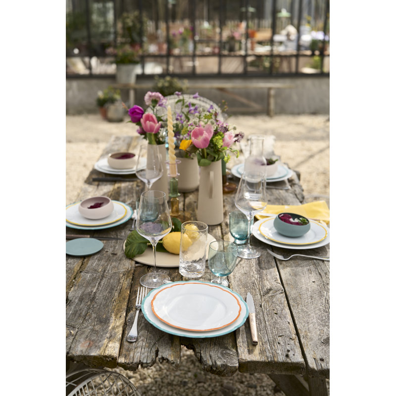 Reminiscence Porcelain Limoges Dinner Plate, White/Green
