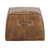 Laurenn Faux Leather Pouf - Brown-482544367