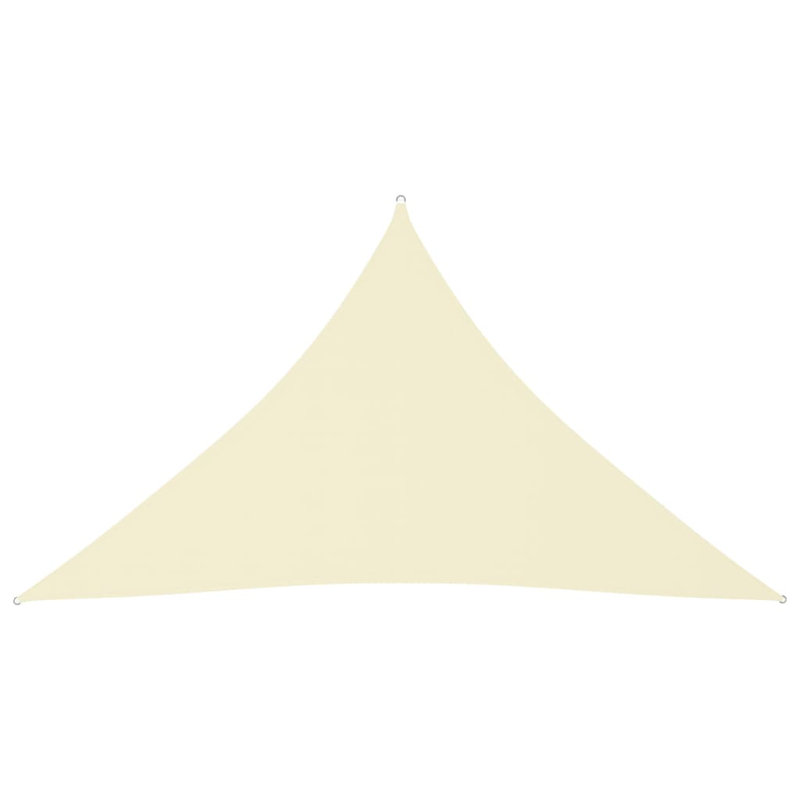 Raeville 3.6m x 3.6m Triangular Shade Sail, Cream