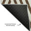 Premium Machine Washable Cerrito AMF550 Brown 2'3" x 7'6" Runner Rug-104003360