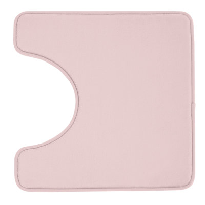 Anti-Bacterial Memory Foam Bath Mat and Pedestal Set