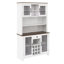 Armoire à café à DEL H 70,9 "avec prises et support à bouteilles de vin-1223836654