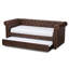 Lit de jour simple tapissier avec couchette Mynard-2047567920