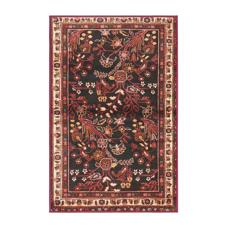 Oriental Indoor Rug, Rectangle 5' x 8'