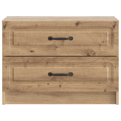 62cm W Manufactured Wood Bedside Table