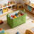 2Pcs,Foldable Storage Bin With Cute Cartoon Design For Desk Organization, Toys, Remotes, And Closet Storage For Socks And Underwear, Made Of Durable Canvas And EVA Material-530251432
