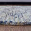 Tapis de couloir uni vert clair fait à la main 100% laine-1127476636